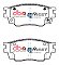 DBA Street Series Ceramic Brake Pads 131.3mm x 56mm DB1682SS - Front