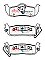 DBA Street Series Ceramic Brake Pads 142.5/142.5mm x 52.1/48.4mm DB1685SS - Rear