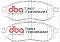 DBA Street Performance Brake Pads 157.1mm x 58.6mm DB1696SP - Front