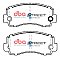 DBA Street Series Ceramic Brake Pads 128.1mm x 56.2mm DB170SS - Front
