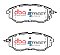 DBA Street Series Ceramic Brake Pads 157mm x 63.6mm DB1722SS - Front