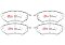 DBA Brake Kit - 4000 Series T3 Slotted & Xtreme Performance Brake Pads (2x DBA42650S-10 + DB1722XP) DBA42650S-10-1722XP