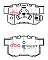 DBA Street Series Ceramic Brake Pads 88.8mm x 47.6mm DB1728SS - Rear