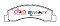DBA Street Series Ceramic Brake Pads 193.3mm x 63.8mm DB1731SS - Front