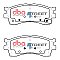 DBA Street Series Ceramic Brake Pads 129.2mm x 51.4mm DB1753SS - Front
