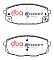 DBA Street Series Ceramic Brake Pads 130mm x 58mm DB1754SS - Front