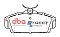 DBA Street Series Ceramic Brake Pads 124.2mm x 57.1mm DB1761SS - Front