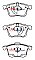DBA Street Series Ceramic Brake Pads 155.2/156.4mm x 72.5/77.5mm DB1762SS - Front