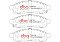 DBA Brake Kit - 4000 Series T3 Slotted & Xtreme Performance Brake Pads (2x DBA42208S + DB1774XP) DBA42208S-1774XP