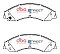 DBA Street Series Ceramic Brake Pads 189.2mm x 60.9mm DB1778SS - Front