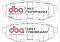 DBA Street Performance Brake Pads 110.4mm x 40mm DB1789SP - Rear