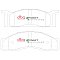 DBA Street Performance Brake Pads 177.9/182.8mm x 55.7/60.3mm DB1807SP - Front