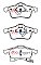 DBA Street Series Ceramic Brake Pads 155.2/156.4mm x 69.5/76mm DB1808SS - Front