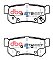 DBA Street Series Ceramic Brake Pads 98.5mm x 43mm DB1814SS - Rear