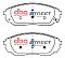 DBA Street Series Ceramic Brake Pads 155mm x 60mm DB1815SS - Front