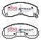 DBA Street Series Semi-Metallic Brake Pads 154mm x 63.2mm DB1817SS - Front