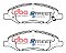 DBA Street Series Ceramic Brake Pads 144.3mm x 48.6mm DB1819SS - Front