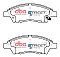 DBA Street Series Ceramic Brake Pads 138.6mm x 48.7mm DB1830SS - Front