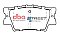 DBA Street Series Ceramic Brake Pads 96.8mm x 49.2mm DB1832SS - Rear