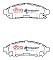 DBA Street Series Ceramic Brake Pads 163.7mm x 55.2mm DB1835SS - Front