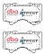 DBA Street Series Semi-Metallic Brake Pads 143.8mm x 83.5mm DB1838SS - Front