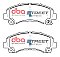 DBA Street Series Ceramic Brake Pads 152mm x 60.9mm DB1841SS - Front
