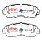 DBA Street Series Ceramic Brake Pads 154.8mm x 58.5mm DB1843SS - Front