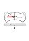 DBA Race Performance Brake Pads 162mm x 81.4mm DB1845RP - Front