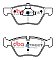 DBA Street Series Ceramic Brake Pads 155.3/154.7mm x 63.5/63.5mm DB1856SS - Front