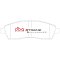 DBA Xtreme Performance Brake Pads 158.7mm x 52.3mm DB1891XP - Rear