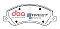 DBA Street Series Semi-Metallic Brake Pads 164.8mm x 66.6mm DB1915SS - Front
