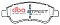 DBA Street Series Ceramic Brake Pads 136.9mm x 51.2mm DB1923SS - Front