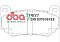 DBA Street Performance Brake Pads 113.4mm x 59.2mm DB1934SP - Front