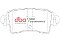 DBA Street Performance Brake Pads 115.7mm x 51.3mm DB1964SP - Rear