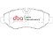 DBA Street Performance Brake Pads 163.15mm x 67mm DB1973SP - Rear