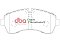 DBA Street Performance Brake Pads 169.2mm x 73.4mm DB1974SP - Front