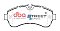 DBA Street Series Semi-Metallic Brake Pads 169.2mm x 73.1mm DB1974SS - Front