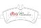 DBA Street Performance Brake Pads 164.9mm x 78.1mm DB1975SP - Rear