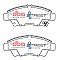 DBA Street Series Ceramic Brake Pads 136.4mm x 56.1mm DB1991SS - Front