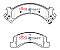 DBA Street Series Semi-Metallic Brake Pads 238.2/183.3mm x 93.1/69.6mm DB1993SS - Front