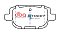 DBA Street Series Ceramic Brake Pads 95.3mm x 43.2mm DB1999SS - Rear