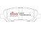 DBA Street Performance Brake Pads 113.2mm x 40.8mm DB2005SP - Rear