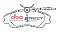 DBA Street Series Ceramic Brake Pads 129.8mm x 54.8mm DB2015SS - Front