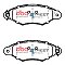 DBA Street Series Ceramic Brake Pads 130.8mm x 47mm DB2026SS - Front
