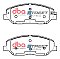 DBA Street Series Ceramic Brake Pads 156.9mm x 60.8mm DB2034SS - Front