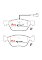 DBA Street Performance Brake Pads 155.2 / 156.6mm x 61.7 / 59mm DB2037SP - Front