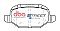 DBA Street Series Ceramic Brake Pads 95.8mm x 44mm DB2039SS - Rear