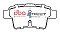 DBA Street Series Ceramic Brake Pads 102.2mm x 48.4mm DB2041SS - Rear