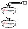 DBA Street Series Semi-Metallic Brake Pads 94.7mm x 51mm DB2055SS - Rear
