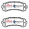 DBA Street Series Ceramic Brake Pads 121.2mm x 45.3mm DB2060SS - Rear